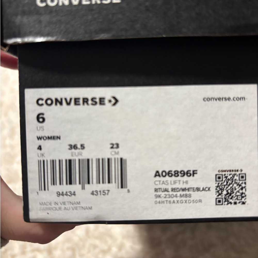 Converse CTAS Lift Hi in Burnt Orange
